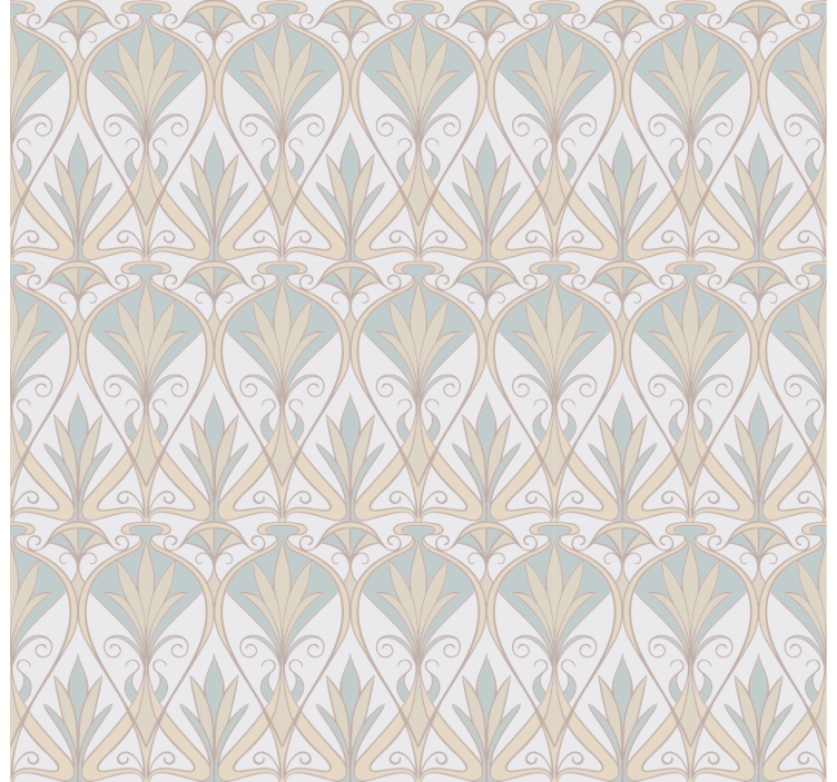 Store enrouleur élégant motif végétal gris - TenStickers