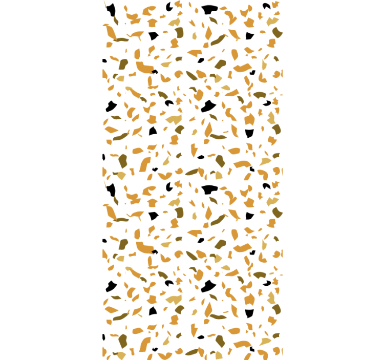 Stores textures et motifs Couleurs chaudes style terrazzo - TenStickers