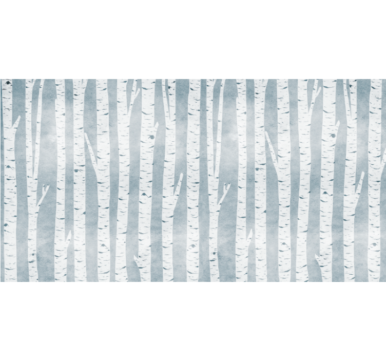 Store enrouleur arbre motif gris bouleau - TenStickers