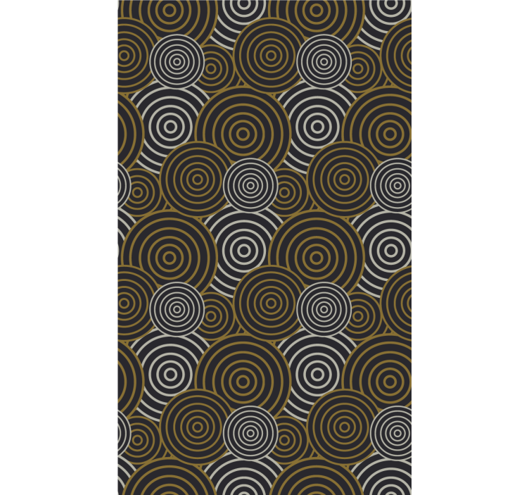 Store enrouleur textures et motifs cercle concentrique - TenStickers