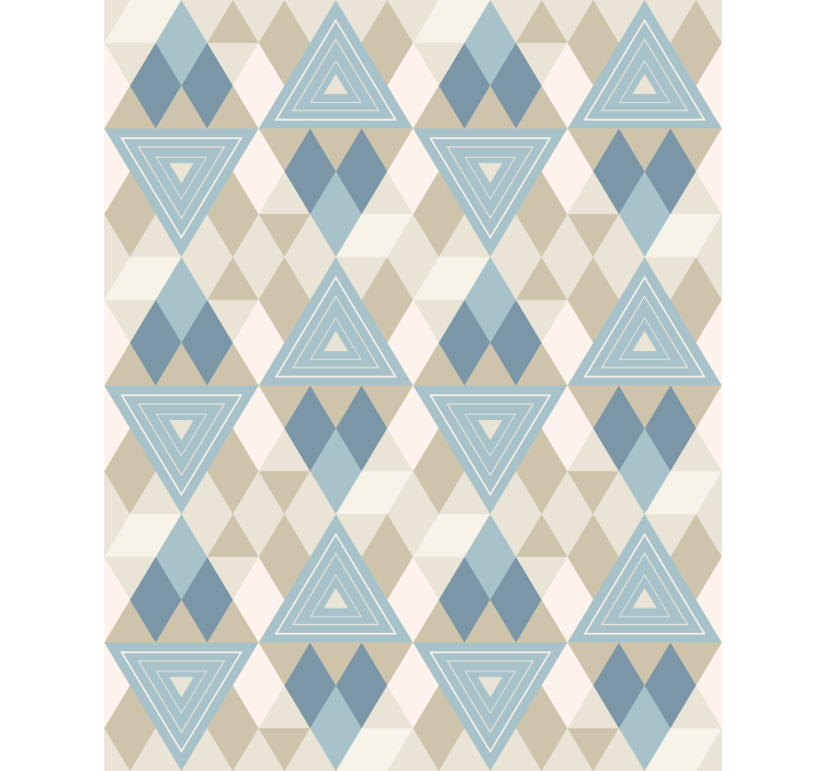 Store enrouleur moderne motif de triangles géométriques - TenStickers