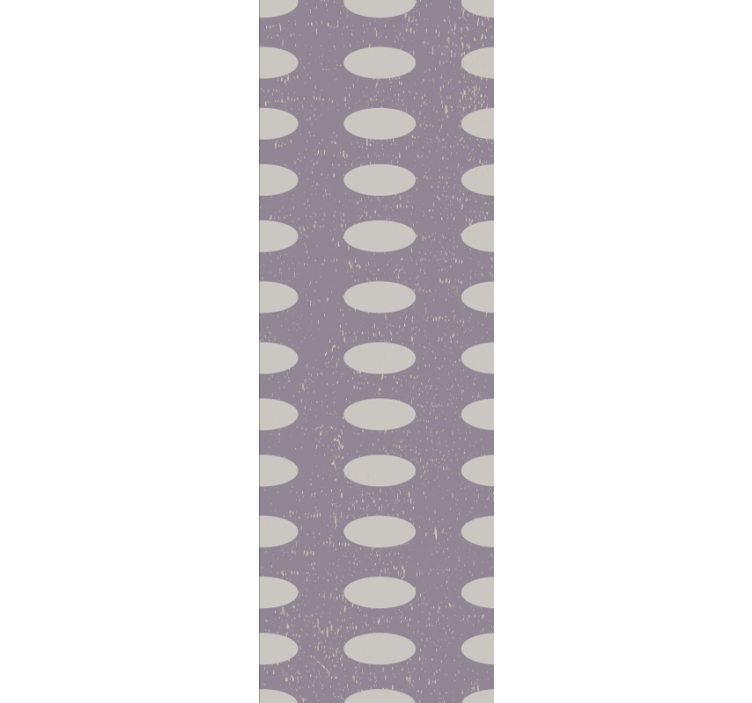 Store enrouleur textures et motifs motifs ovales doux - TenStickers