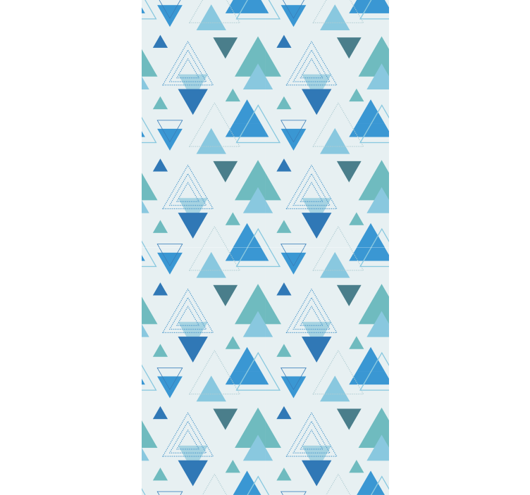 Store enrouleur moderne disposition de motifs triangulaires - TenStickers