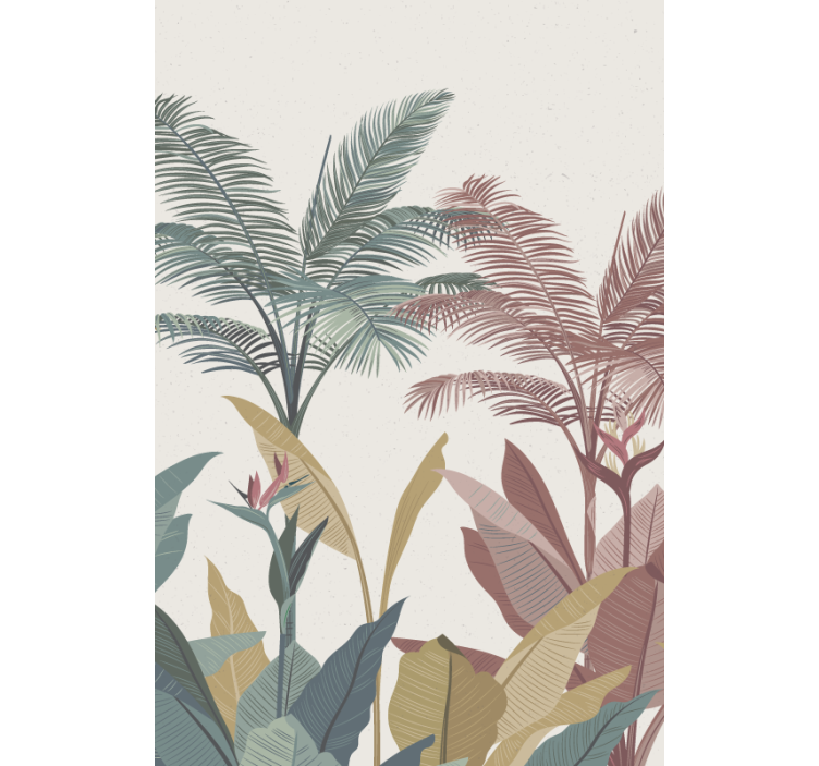 Stores arbres Plantes tropicales en terre cuite - TenStickers