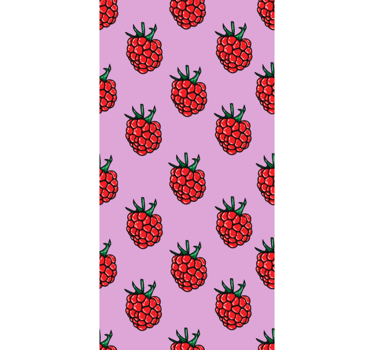 Store enrouleur fruits et légumes motif framboise - TenStickers