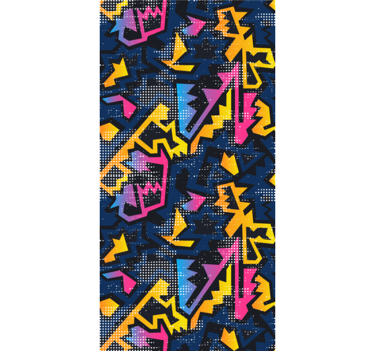 Stores pour jeunes Graffitis géométriques - TenStickers