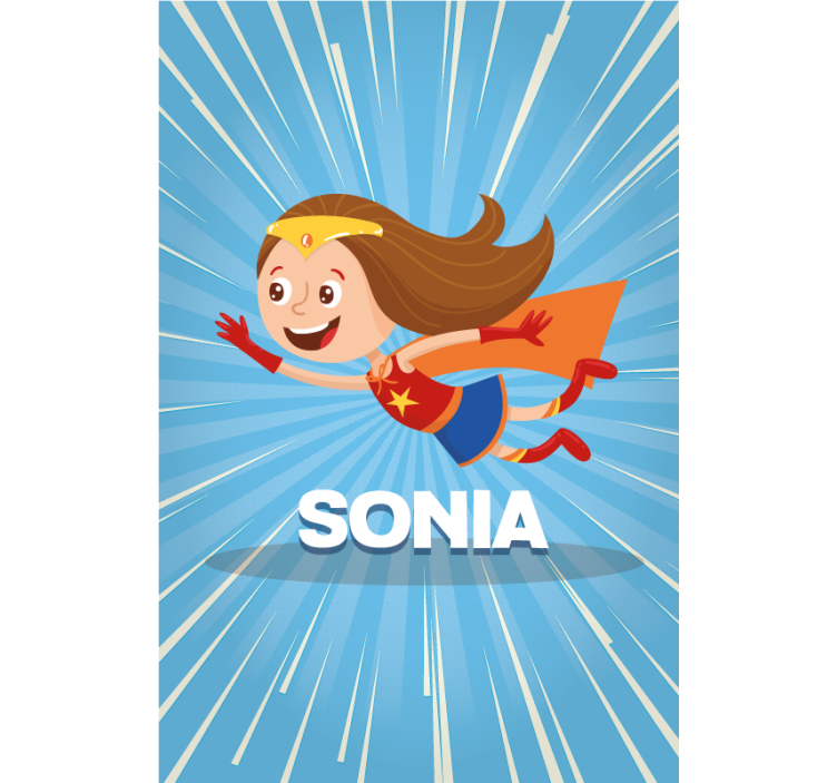 Store personnalisable super girl - TenStickers