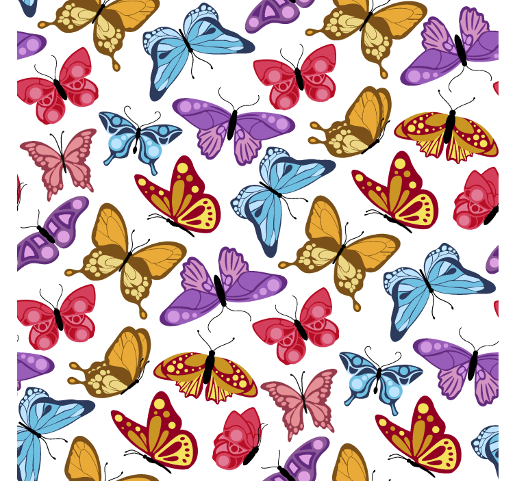 Store papillon conception colorée - TenStickers