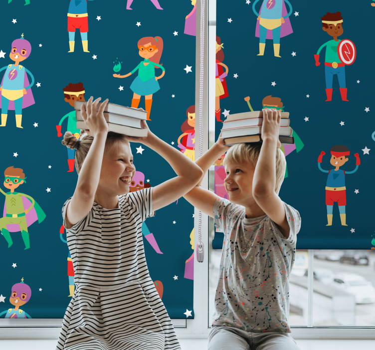 Store enrouleur super-héro modèle de super-héros - TenStickers