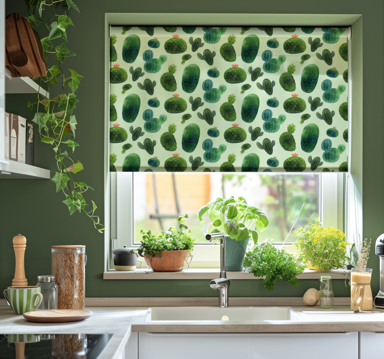 Store cactus motif du désert - TenStickers