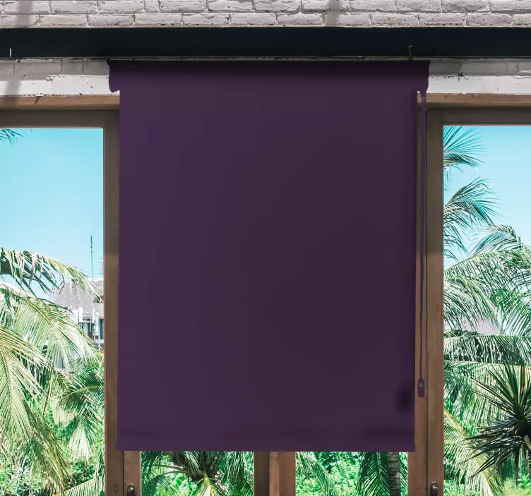 Stores élégants Couleur unie prune - TenStickers