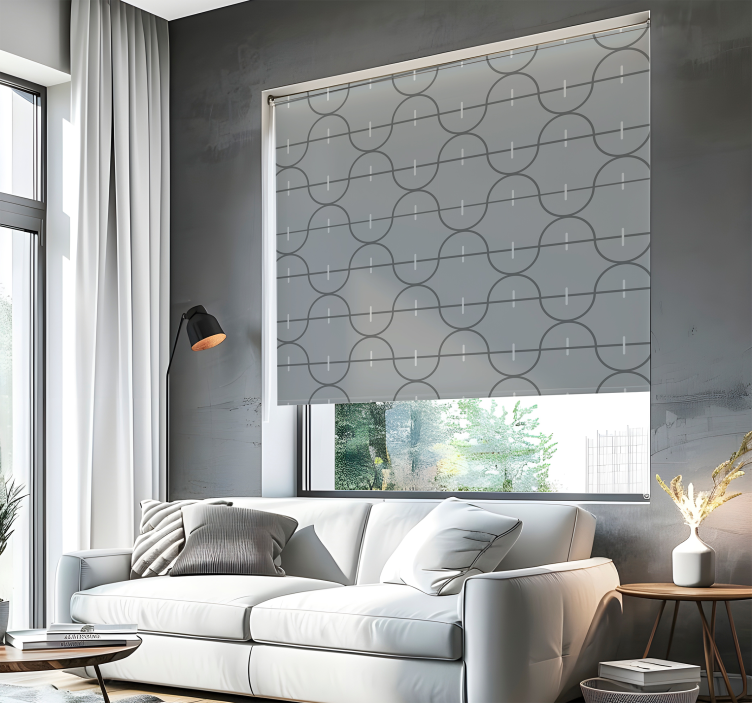 Store élégants motif rayé irrégulier - TenStickers