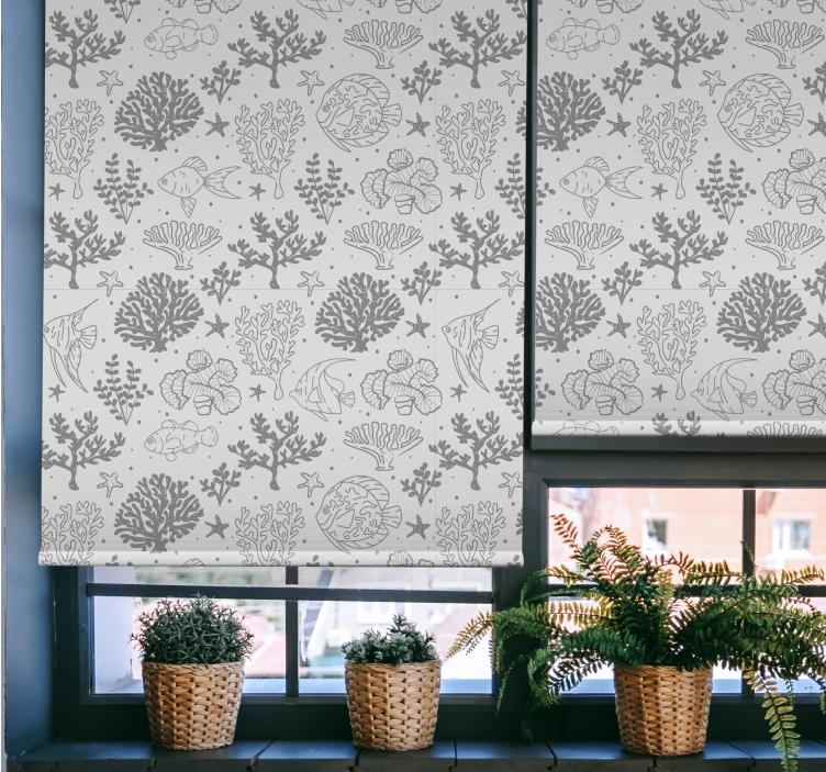 Store enrouleur animaux modes de vie océanique - TenStickers