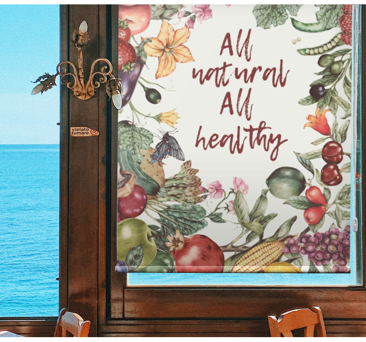 Store enrouleur cuisine tout naturel et sain - TenStickers