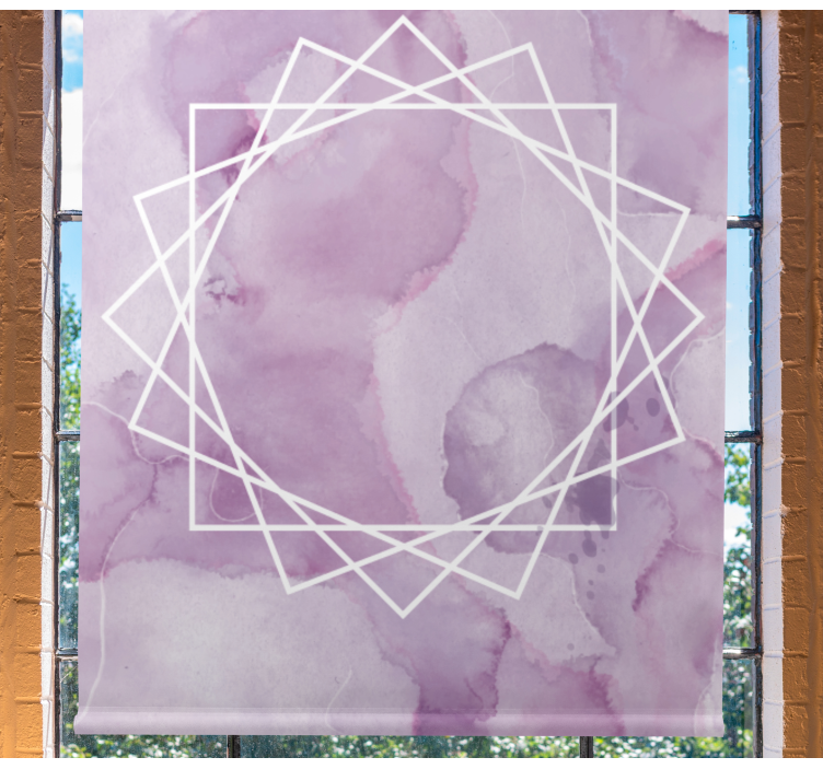 Store enrouleur textures et motifs aquarelle étoile élégante - TenStickers