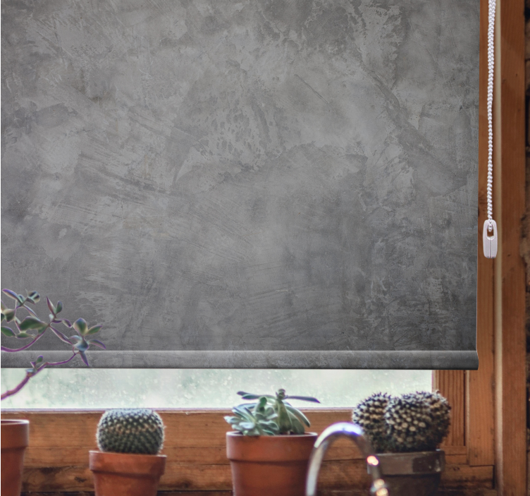 Store enrouleur textures et motifs motif de mur en béton - TenStickers