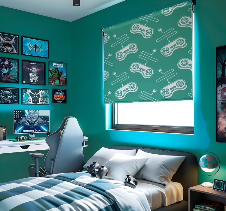 Store geek motif de commandes rétro blanc - TenStickers