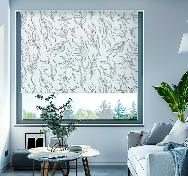 Store moderne motif floral - TenStickers