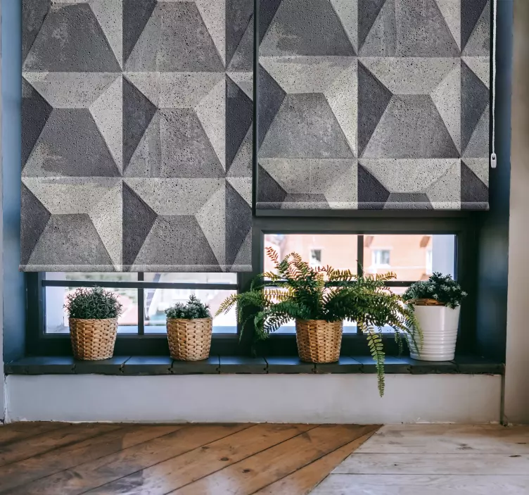 Store moderne texture béton brut - TenStickers