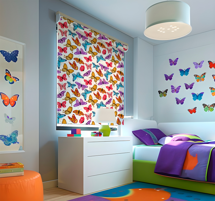 Store papillon conception colorée - TenStickers