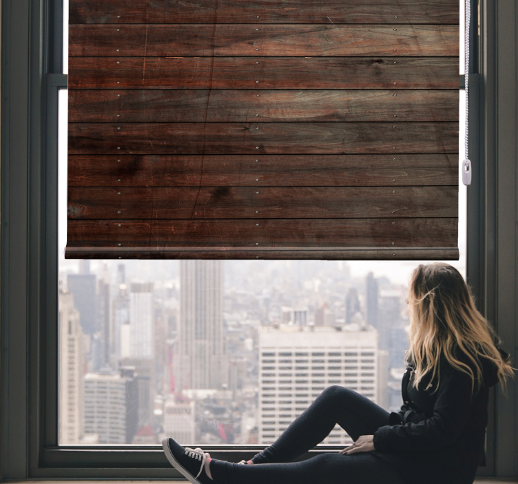 Stores textures et motifs Planches verticales en bois - TenStickers