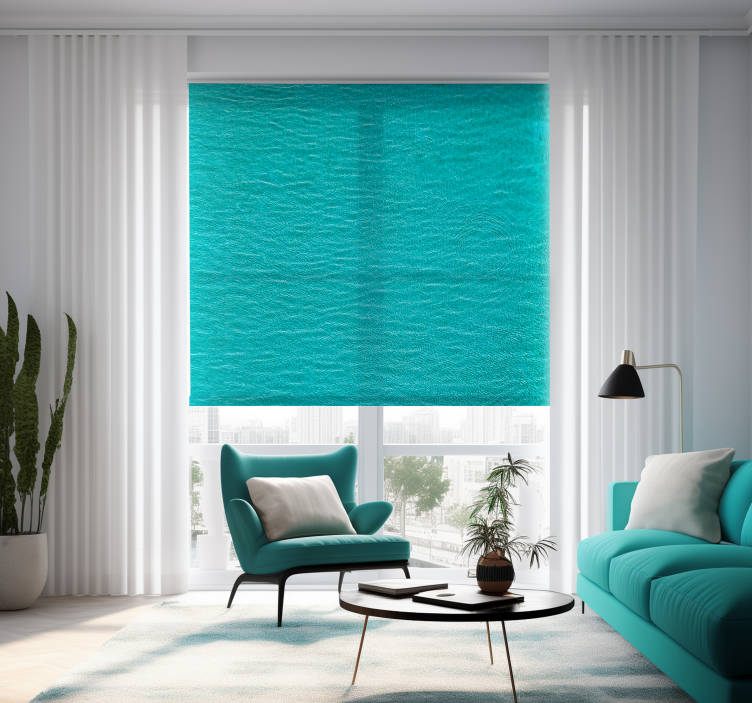 Store turquoise texture de l'eau - TenStickers