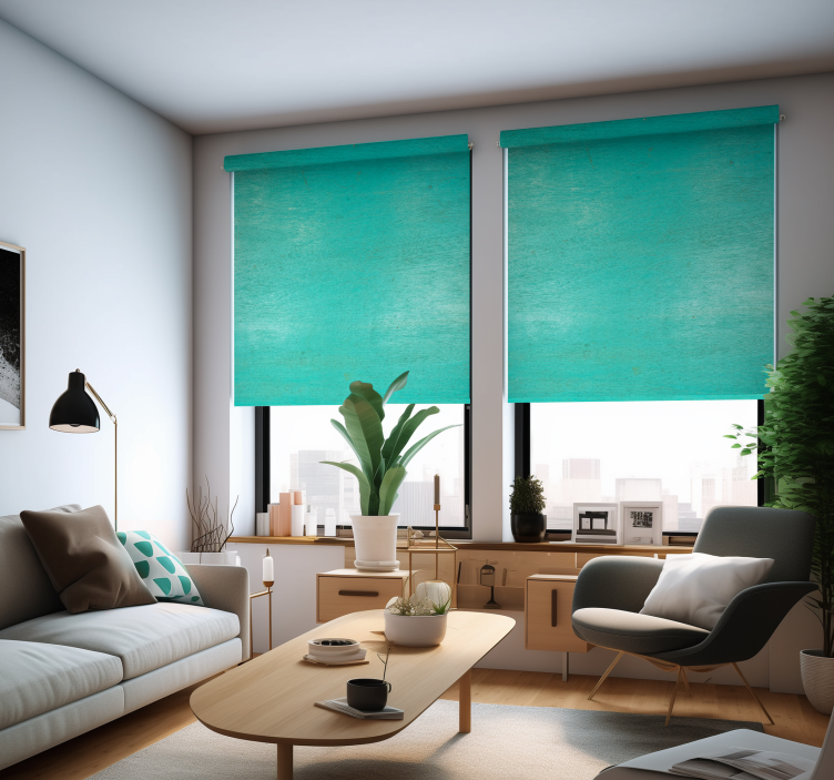 Store turquoise texture vieillie - TenStickers