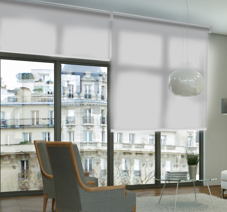 Stores salon Argent translucide - TenStickers