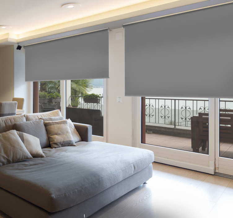 Stores pièces Occultant gris foncé - TenStickers