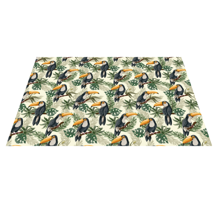 Set de table original motif toucan tropical - TenStickers