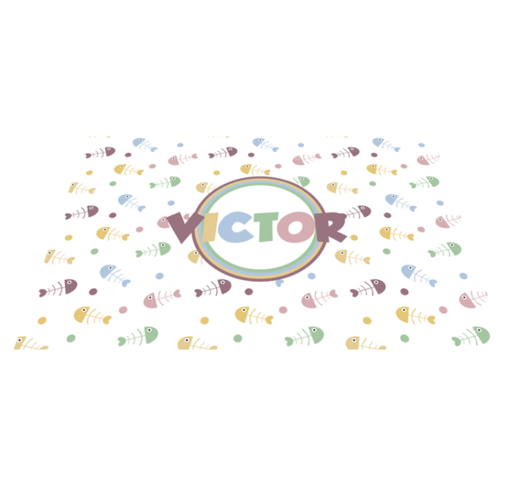 Set de table enfant concept poisson Éveillé - TenStickers