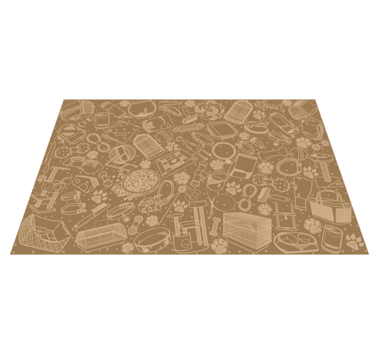 Set de table avec divers motifs liés aux animaux - TenStickers