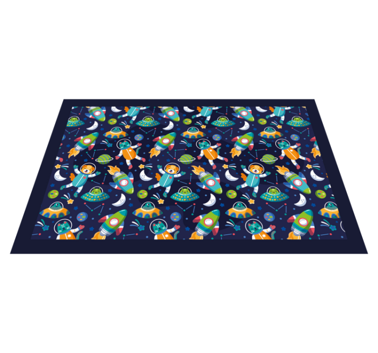 Set de table Animaux dans l'espace - TenStickers