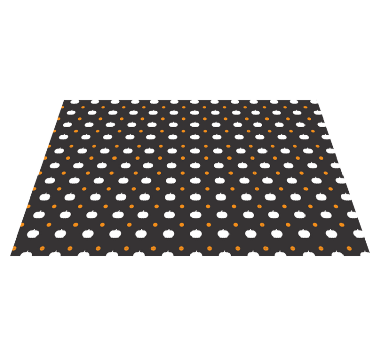 Set de table citrouille et pois - TenStickers