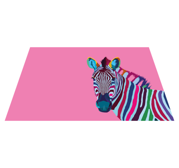 Set de table zebre Pop art - TenStickers