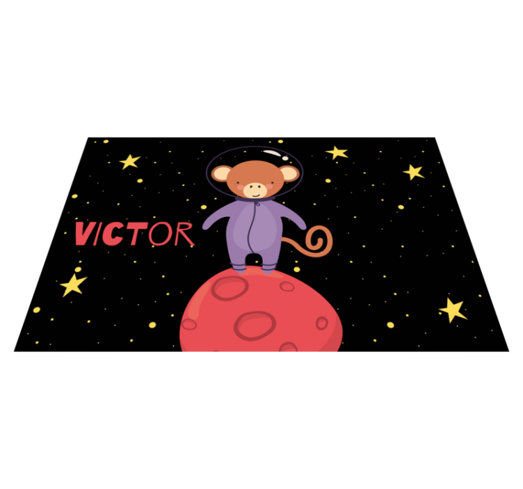 Set de table enfant aventure de l'astronaute singe - TenStickers