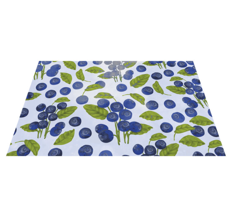Set de table original motif feuilles de myrtille - TenStickers