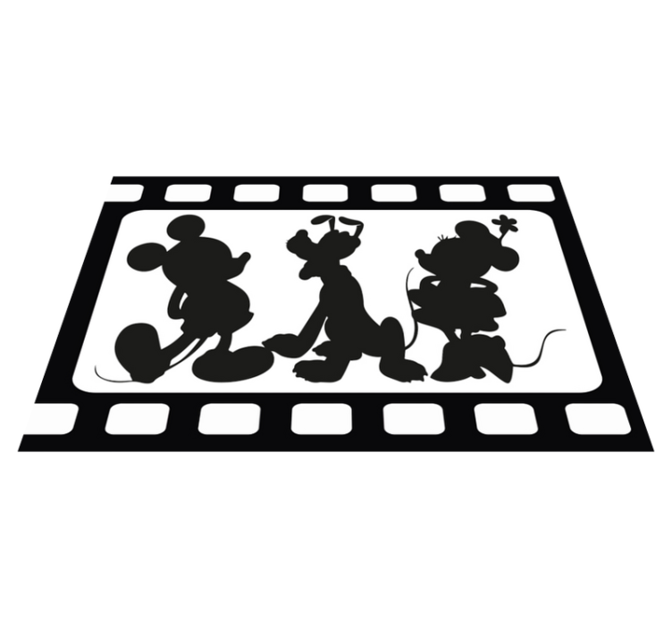 Set de table enfant silhouettes de personnages animés - TenStickers