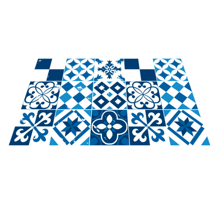 Set de table carreaux à motifs géométriques - TenStickers