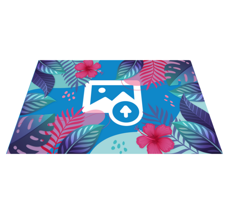 Set de table original feuilles tropicales colorées - TenStickers