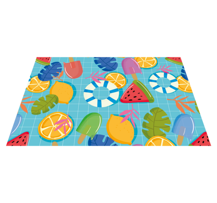 Set de table enfant fruits et glaces - TenStickers