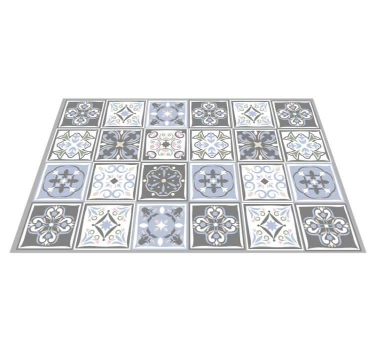 Set de table motifs de carreaux ornés - TenStickers