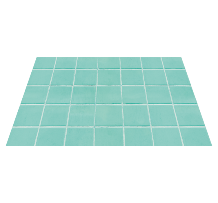 Set de table surface carrelée turquoise - TenStickers
