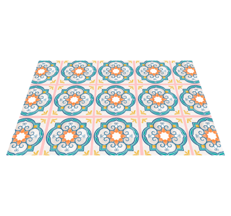 Set de table original motif botanique vibrant - TenStickers