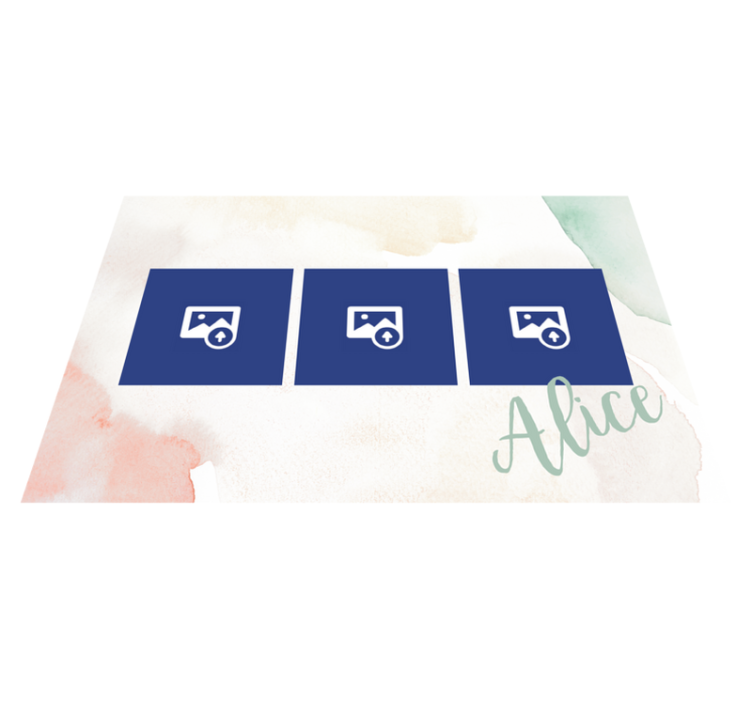 Set de table original affichage de souvenirs photo - TenStickers