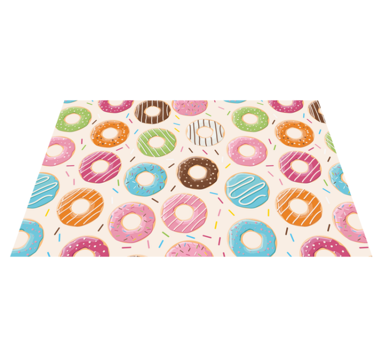 Set de table enfant motifs donuts colorés - TenStickers