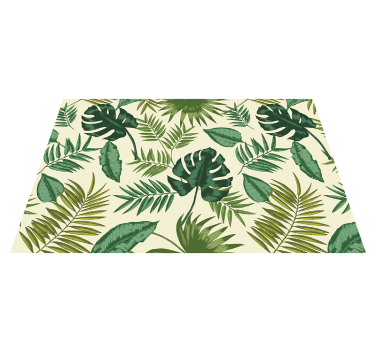 Set de table motif tropical feuillu - TenStickers