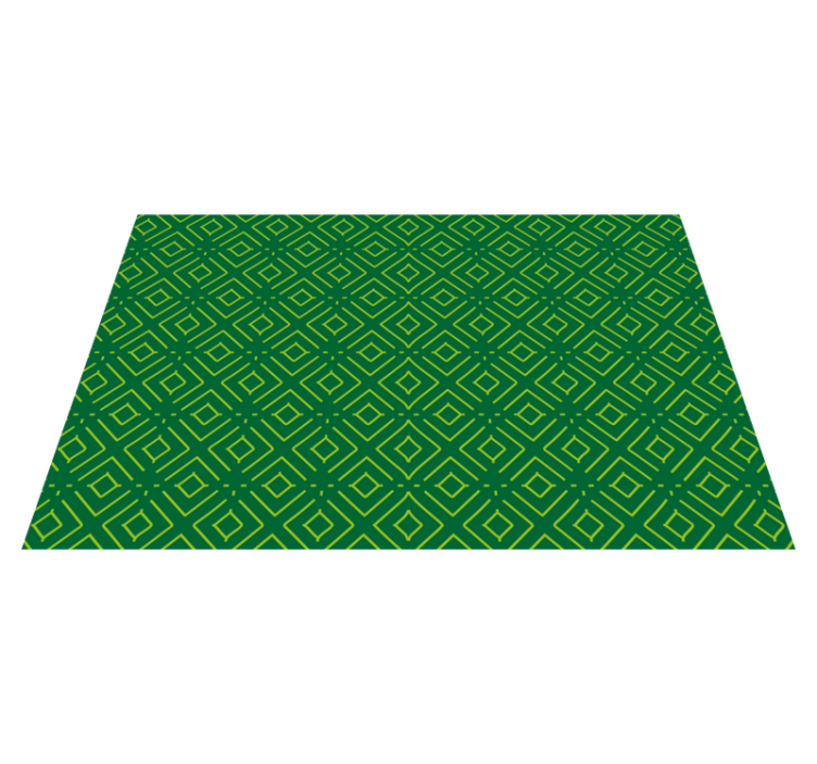 Set de table motif géométrique vert - TenStickers