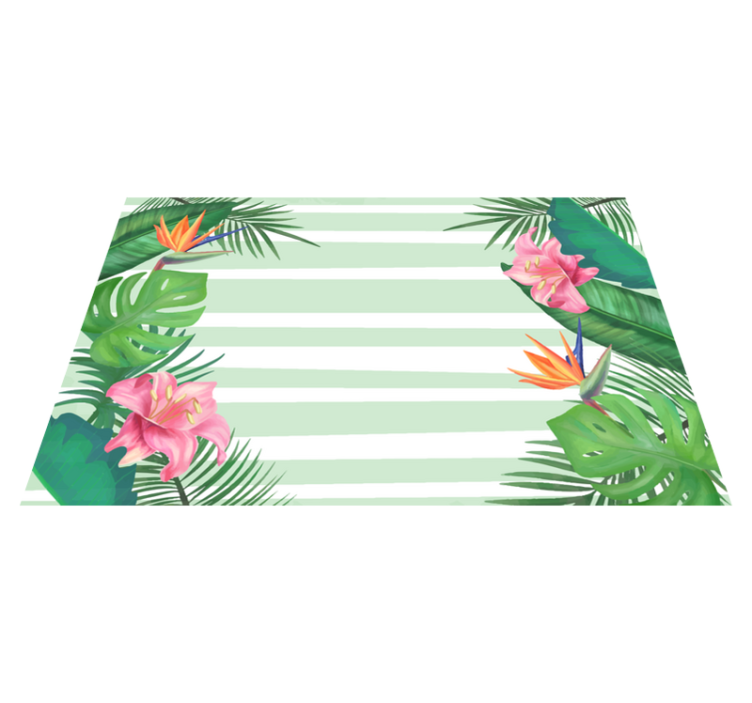 Set de table original feuille tropicale - TenStickers