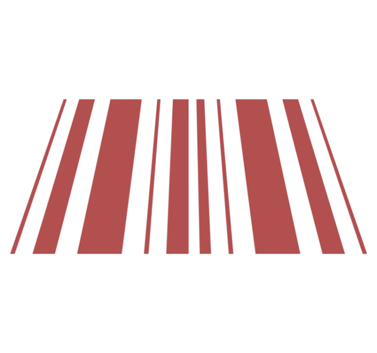 Set de table motif rayé coloré - TenStickers